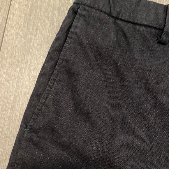 Vince Linen Blend Black Shorts Size 36 - Picture 4 of 10